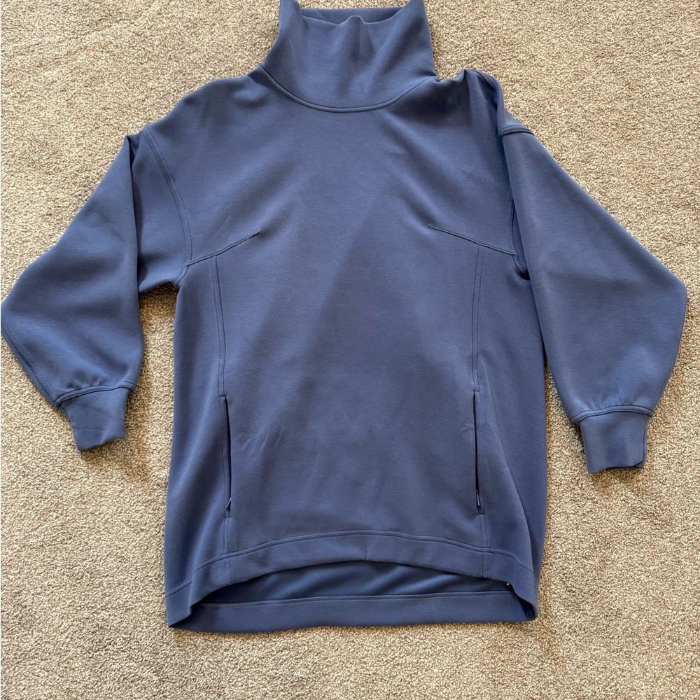 Blue Lululemon Turtleneck Sweatshirt